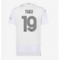 AC Milan Theo Hernandez #19 Auswärtstrikot Frauen 2023-24 Kurzarm